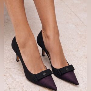 CHANEL Black and Purple Heels 38.5 8 $1650